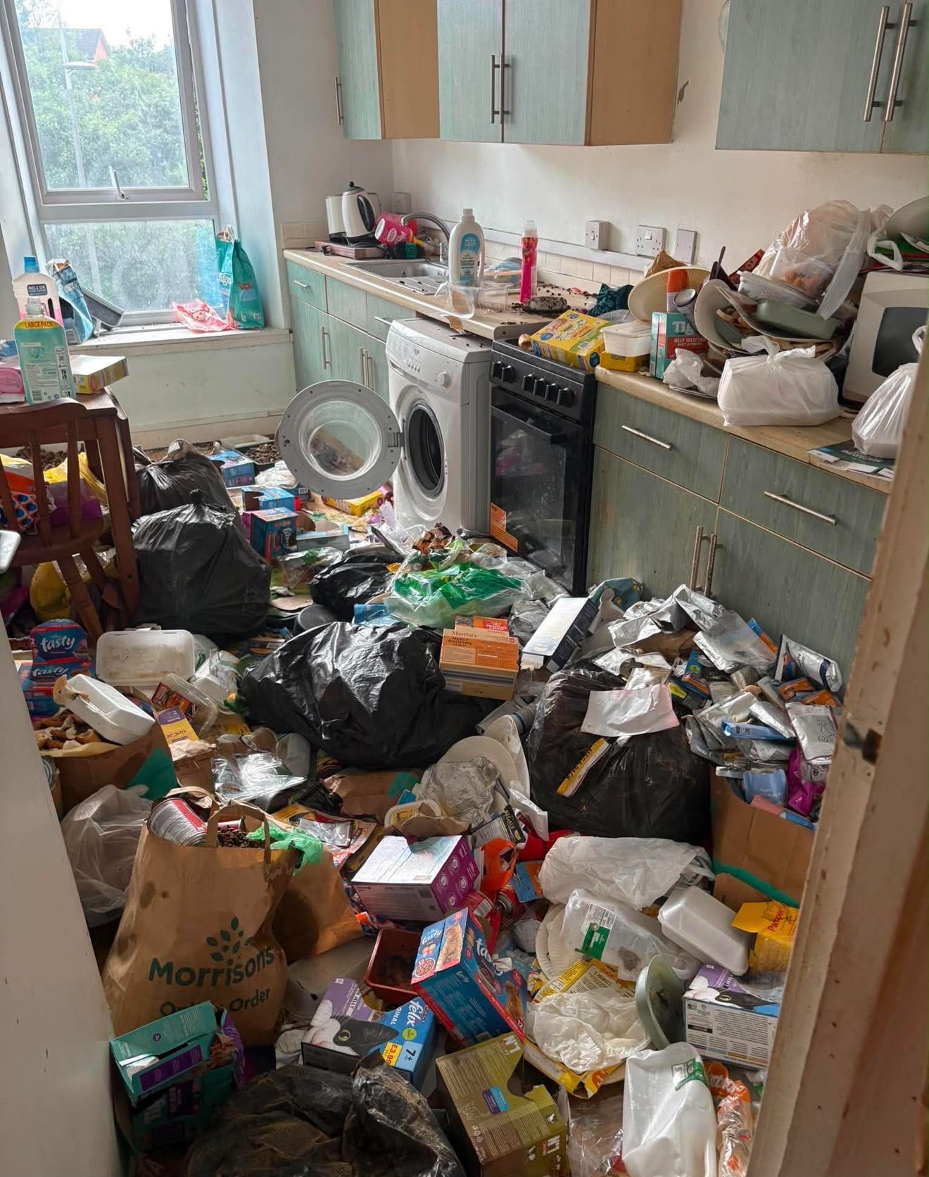 Before: kitchen clearance