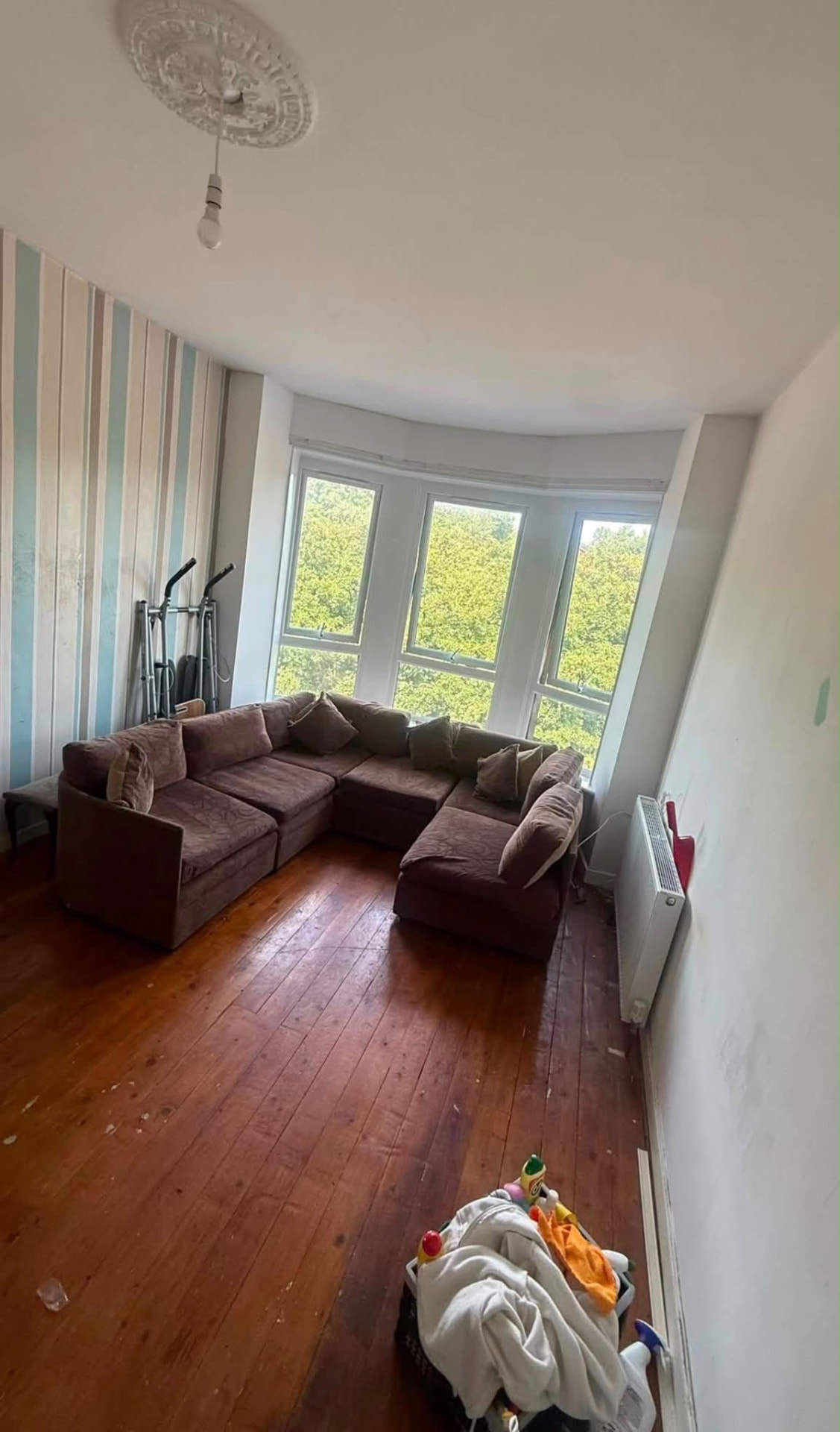 After: living room clearance